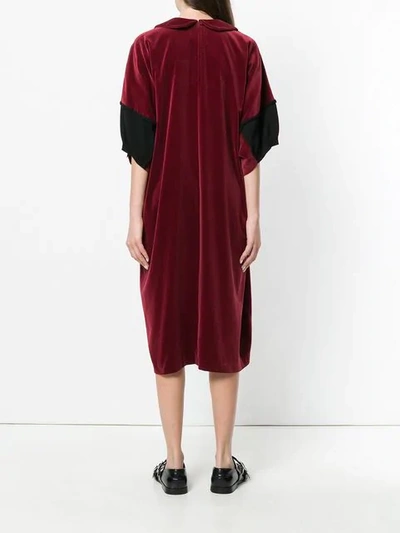 Pre-owned Comme Des Garçons Oversized T-shirt Dress In Red