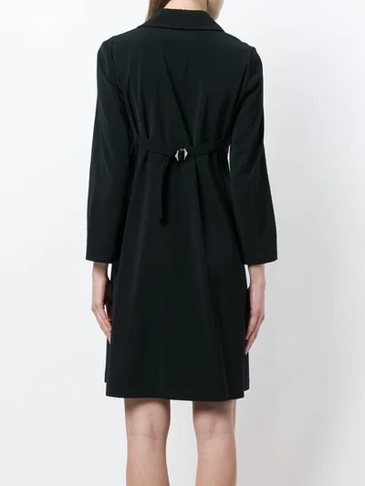 Pre-owned Comme Des Garçons Single Button Shirt Dress In Black