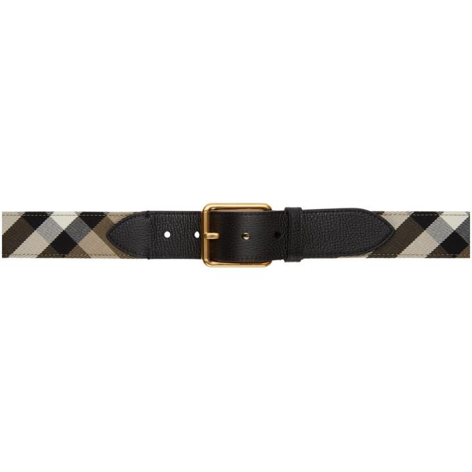 burberry george house check belt