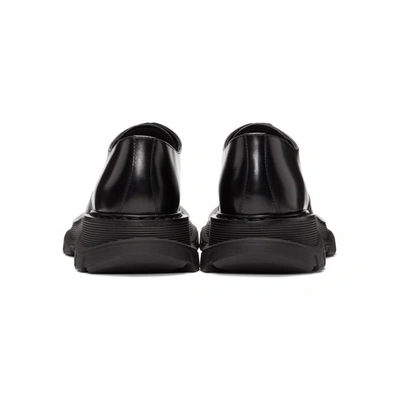 Shop Alexander Mcqueen Black Lace-up Derbys In 1000 Black