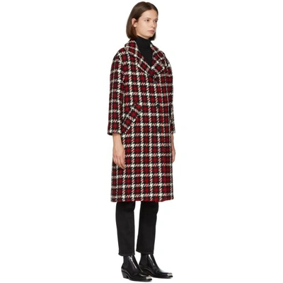 Shop Mcq By Alexander Mcqueen Multicolor Check Casual Coat