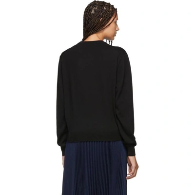 Shop Balenciaga Black Bb Sweater In 1000 Black