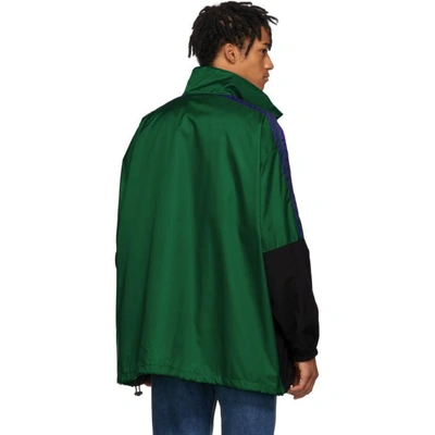 BALENCIAGA 绿色徽标运动夹克