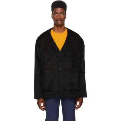 Our Legacy Mohair Black Wool Cardigan | ModeSens