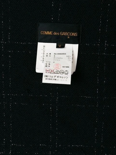 Pre-owned Comme Des Garçons Cropped Cape Jacket In Blue