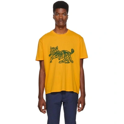 Shop Our Legacy Yellow Cat Print T-shirt