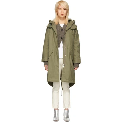 Shop Rag & Bone Rag And Bone Green Penelope Parka In 330 Light G