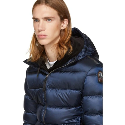 Shop Parajumpers Blue Sheen Pharrell Jacket In 706 C.blue