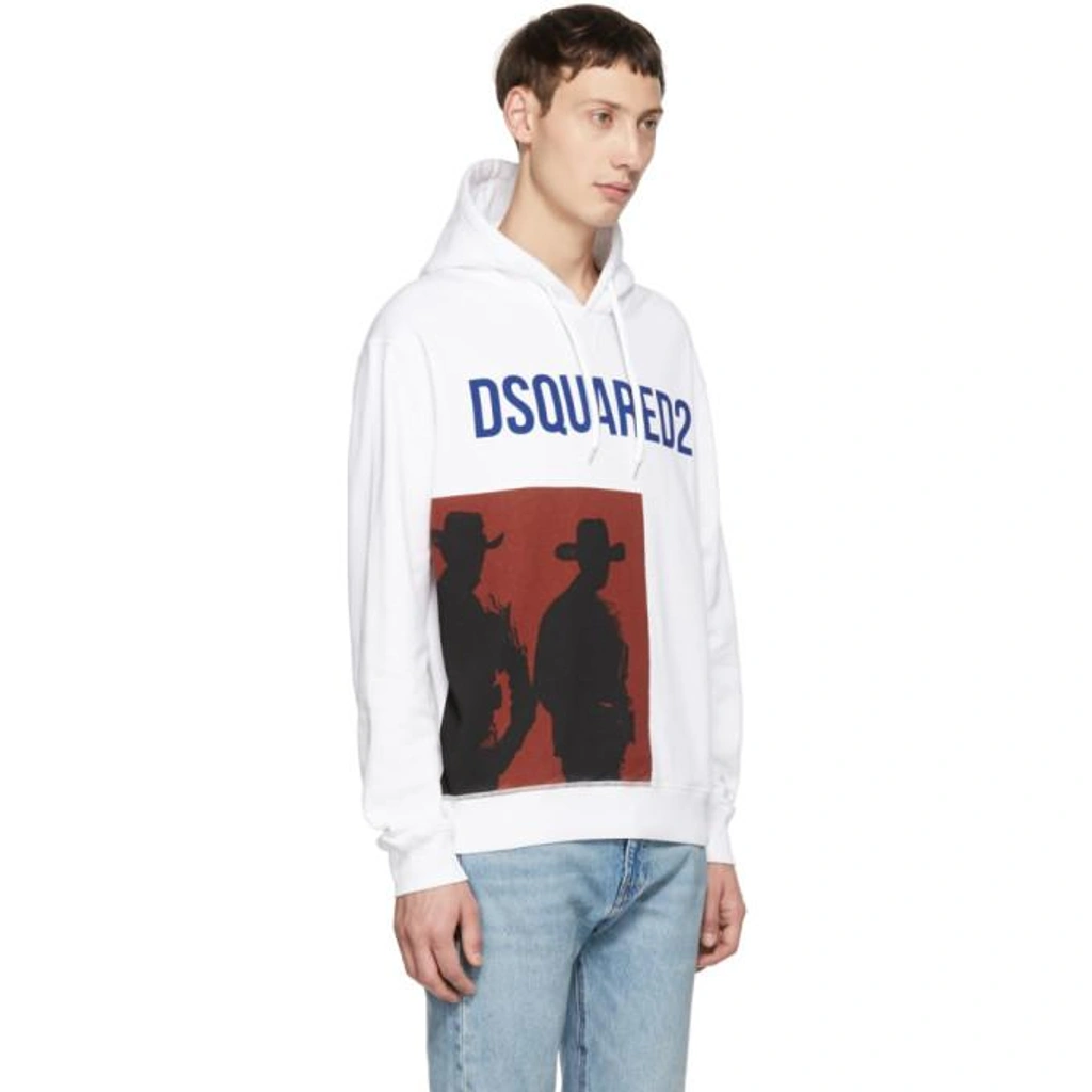 Dsquared2 cowboy Hoodie In White ModeSens