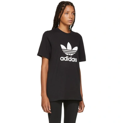 Shop Adidas Originals Black Logo T-shirt