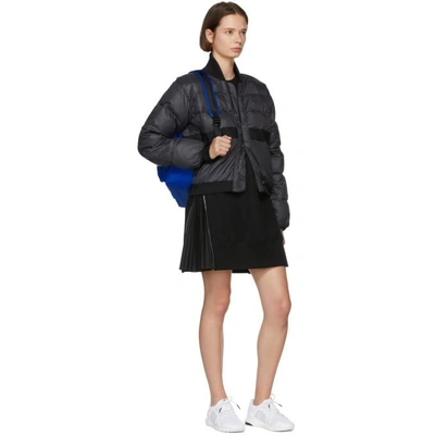 Shop Adidas By Stella Mccartney Black Short Padded Jacket