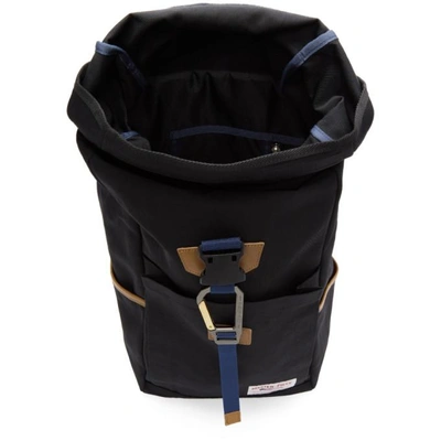 Shop Master-piece Co Black Foldover Link Backpack