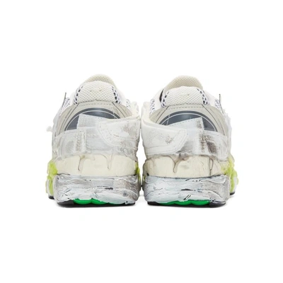 Shop Maison Margiela White Fusion Low Trainers In H6934 Wht