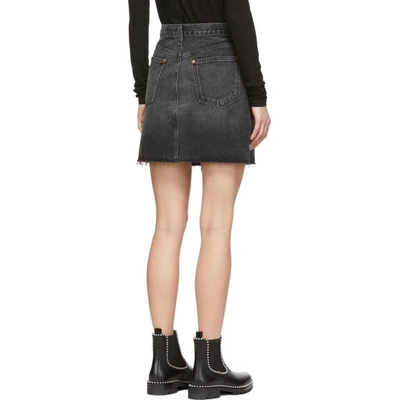 Shop Rag & Bone Rag And Bone Black Moss Miniskirt In Asa