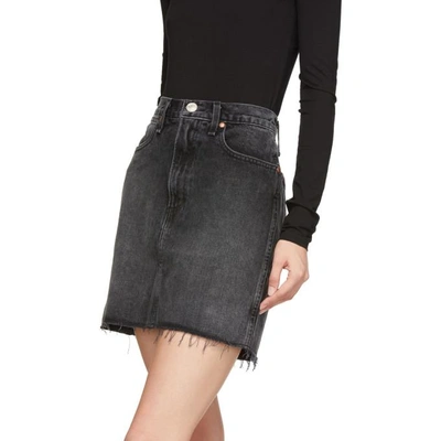 Shop Rag & Bone Rag And Bone Black Moss Miniskirt In Asa