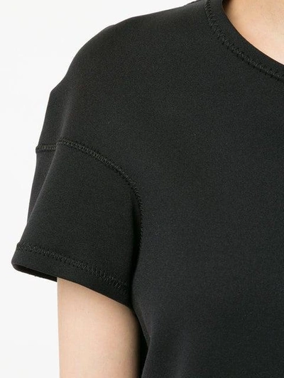 Pre-owned Comme Des Garçons Scalloped Short Dress In Black