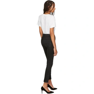 Shop Citizens Of Humanity Black Rocket Crop High-rise Skinny Jeans In Siren