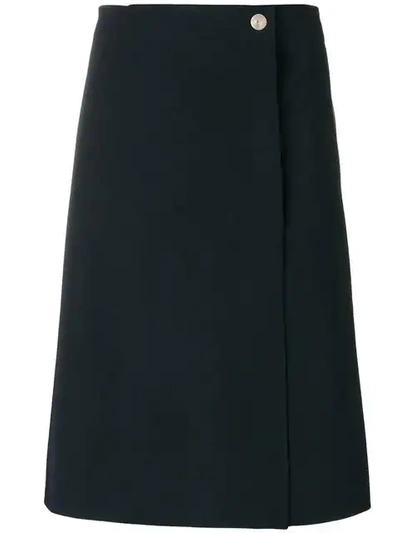 Shop Prada Vintage Short Envelope Skirt - Black