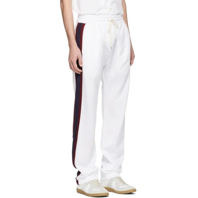 Shop Band Of Outsiders White Aspen Tech Track Pants In 9000.wht