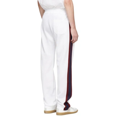 Shop Band Of Outsiders White Aspen Tech Track Pants In 9000.wht