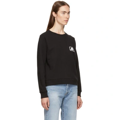 Shop Apc A.p.c. Black U.s. Odette Sweatshirt In Lzz Noir
