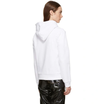 Shop Apc A.p.c. White U.s. Vince Hoodie In Aab Blanc