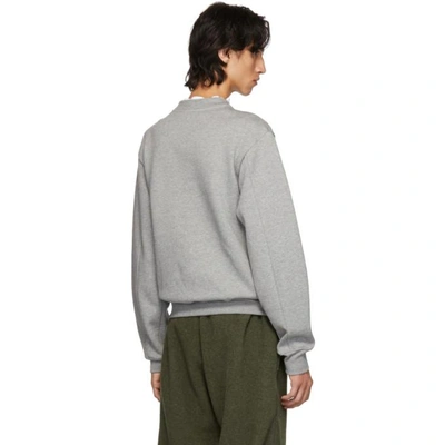 Shop Gmbh Grey Logo Berg Sweatshirt In 11 Grey