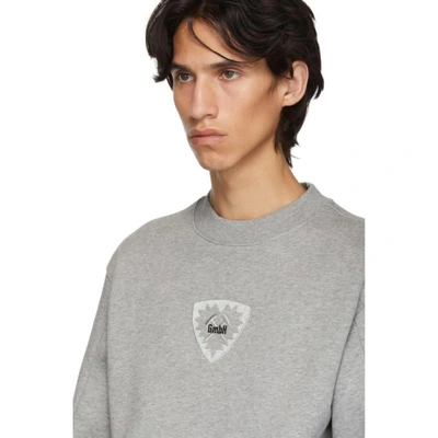 Shop Gmbh Grey Logo Berg Sweatshirt In 11 Grey