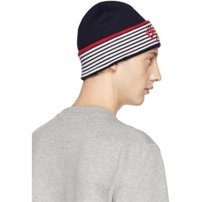 Shop Band Of Outsiders Navy Alpine Band Beanie In 2502.navy