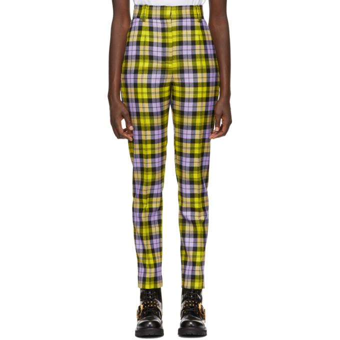 versace plaid pants