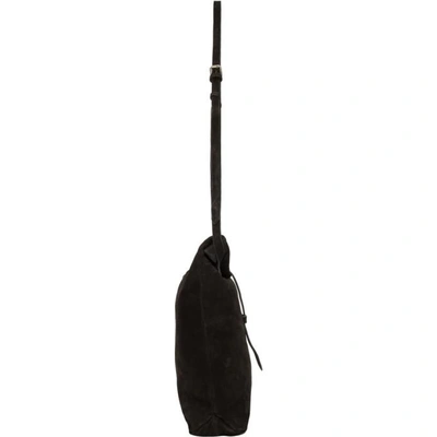 Shop Ann Demeulemeester Black Suede Bag