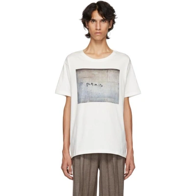 Shop Editions Mr Editions M.r White Paris Printed Oversized T-shirt
