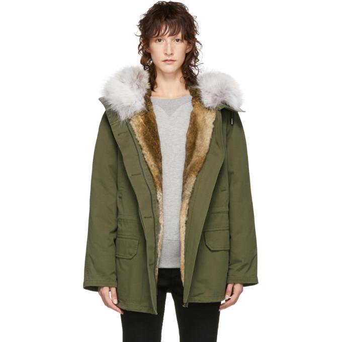 army yves salomon fur lined parka