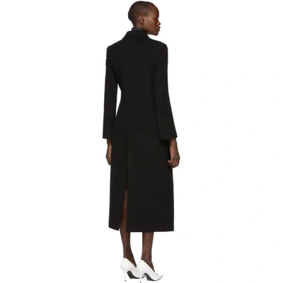 Shop Alyx 1017  9sm Black Wool Statesman Coat In 001 Black