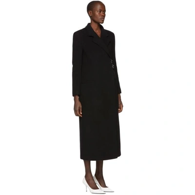 Shop Alyx 1017  9sm Black Wool Statesman Coat In 001 Black