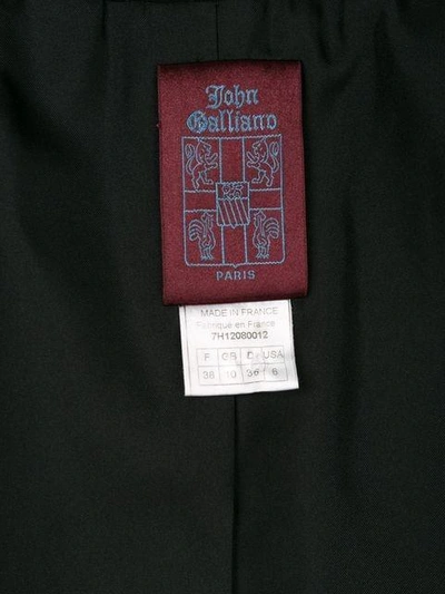 John Galliano 1985 Stripe DB double brested jacket