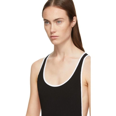 Shop Off-white Black Cannette Cross Bodysuit