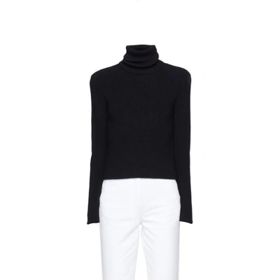 Shop A_plan_application A-plan-application Navy Wool Turtleneck In Navy Blue