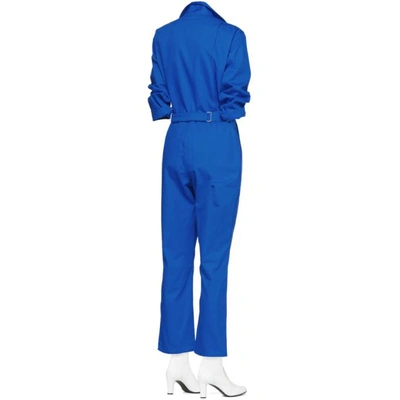 Shop A_plan_application A-plan-application Blue Directoire Jumpsuit