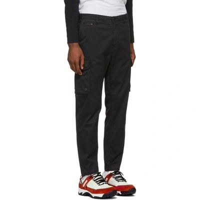 Diesel Black P-madox Cargo Pants In 900 Black