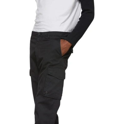 Diesel Black P-madox Cargo Pants In 900 Black
