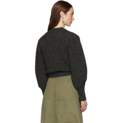 Shop Isabel Marant Grey Wool Belaya Sweater In 02an Anthra