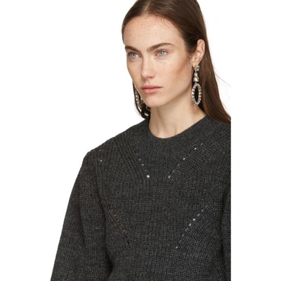 Shop Isabel Marant Grey Wool Belaya Sweater In 02an Anthra