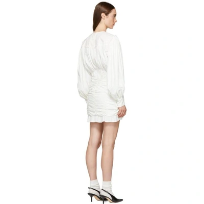 Shop Isabel Marant White Unice Dress In 20wh White