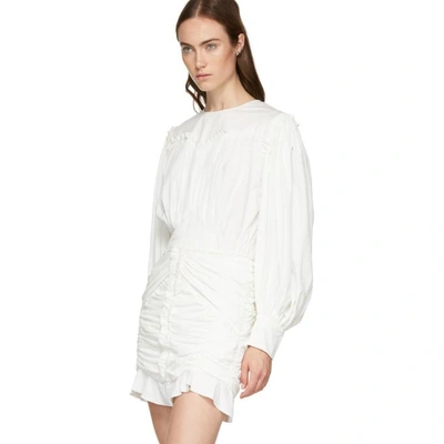 Shop Isabel Marant White Unice Dress In 20wh White