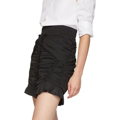 Shop Isabel Marant Black Upi Miniskirt In 01bk Black