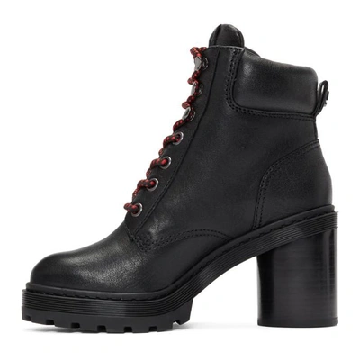 Shop Marc Jacobs Black Crosby Hiking Boots In 001 Black