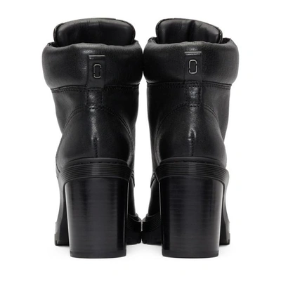 Shop Marc Jacobs Black Crosby Hiking Boots In 001 Black