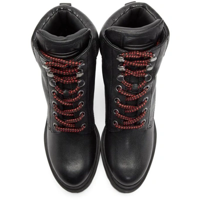 Shop Marc Jacobs Black Crosby Hiking Boots In 001 Black