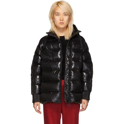 Moncler Liriope Nylon Laqué Down Jacket In 999 Black | ModeSens